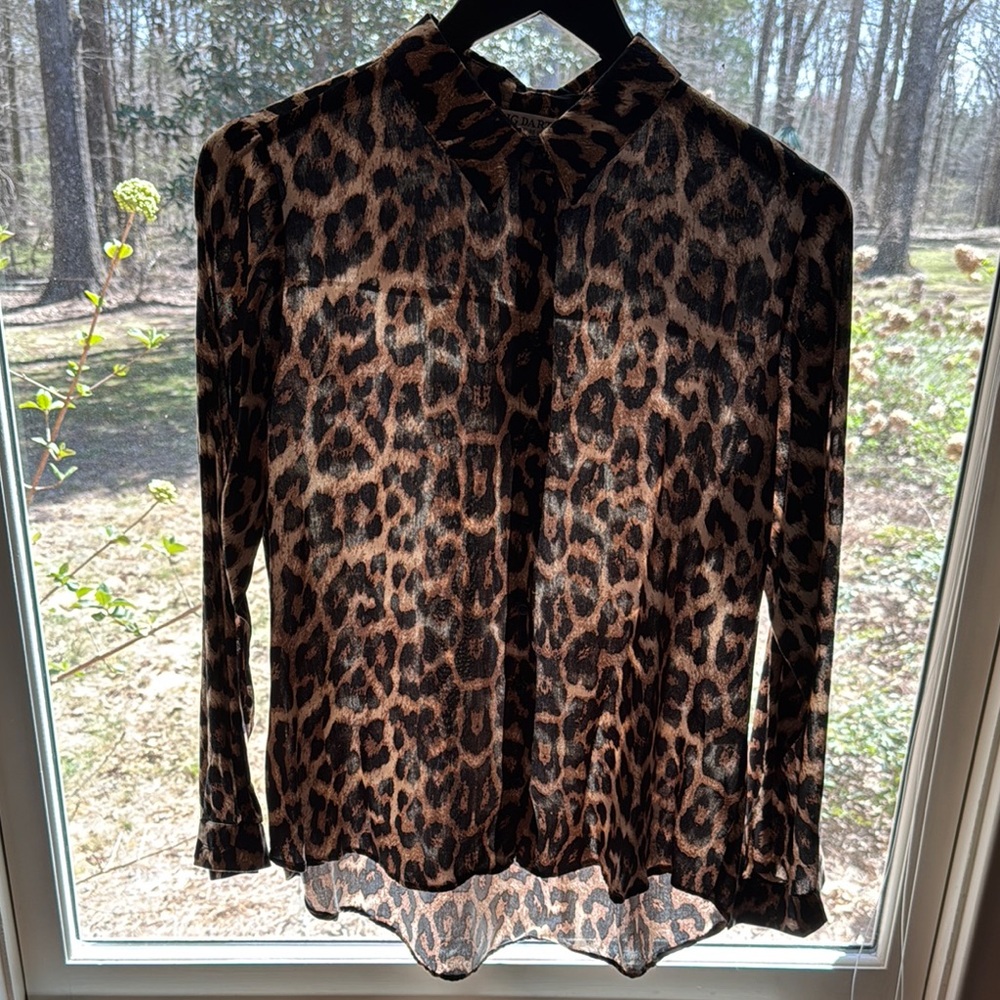 Leopard Print Women's Top
